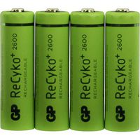 GP NiMH Battery AA/LR6 1.2v 2600mAh Pack 4 [GP-NIMH-AA-01]