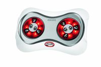 HoMedics Shiatsu Foot Massager with Heat  4 Rotational Heads, 10 Massage Nodes, Therapeutic Kneading & Rolling  Warming  Massage