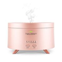 Plant Therapy AromaFuse Aromatherapy Essential Oil Diffuser 380 mL, Rose Gold - Premium, Quiet, Atomizing Humidifier, 5 Timer Settings, 3 Dimmable LED Night Light Settings, Auto Shut Off