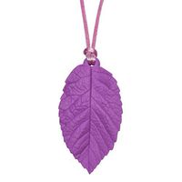 Munchables Chewable Leaf Necklace - Sensory Chew Necklace for Girls (Purple)