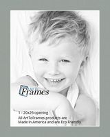 20x26 Sea Foam / Silverpine Custom Mat for Picture Frame with 16x22 opening size (Mat Only, Frame NOT Included)