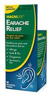 MagniLife Earache Relief Soothes Discomfort, Itching & Ear Pain from Allergies, Cold, Flu, Congestion & Swimmer's Ear with Lycopodium and More - Quick-Dissolve Fast-Acting - 90 Tablets
