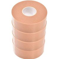 Mole Skin, 4 Rolls Moleskin for Feet Waterproof Feet Protection Pad Bubble Skin Bandages Tape Template Stencil Filled Toe Heel Old Tender Spots Shoes Wear Patch 1“x 5 Yards Per Roll