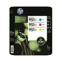 HP 951XL High Yield Original Ink Cartridge, Cyan/Magenta/Yellow