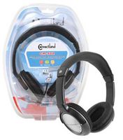 Connectland CL-CM-502 Headset - Stereo - Over-the-head - Binaural - Ear-cup - Mini-phone