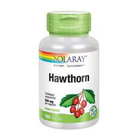 Solaray Hawthorn Berry 525mg | Healthy Cardiovascular Function & Normal, Healthy Circulation | Whole Berry | Non-GMO & Vegan | 180 VegCaps