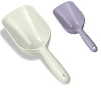 ELenest Pet Food Scoop Set Bundle, Includes a 1-Cup Size Scoop and a 2-Cup Size Scoop