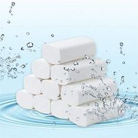 Paper Towels Soft Toilet Paper White Paper Towels Household Four-Layer Paper 12 Roll