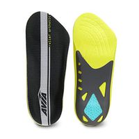 AVIA 3/4 Length Plantar Fasciitis Orthotic All-Day Relief Shoe Insoles (Men’s 8-12) Memory Foam – Designed to Relieve Heel Pain - All Day Comfort and Arch Support, Lime