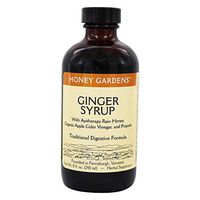 Ginger Syrup Honey Gardens 8 oz Liquid
