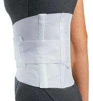 DJO 79-89005 Procare Double-Pull Sacro-Lumbar Support, White, Medium, 35" - 38" Size, 10" Length