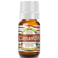 Pure Gold Cinnamon Cassia Essential Oil, 100% Natural & Undiluted, 10ml