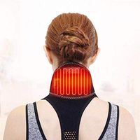 LEANO USB Electric Heating Neck Guard Moxibustion Magnetic Therapy Neckband Neck Cover Electric Massagers