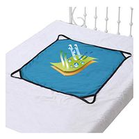 Patient Transfer Bedridden Slide Sheets Transfer Board Lift Pad Bedsore Prevention Hospital Bed Waterproof Repositioning Sheet with Handles (Blue) (Blue)