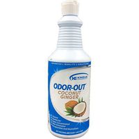 Odor-Out Coconut Ginger: Multi-Purpose Odor Eliminator and Deep Cleaner - Pleasant Coconut Ginger Scent [Case of 12 (32 oz) Quarts + 2 triggers]
