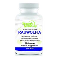 Rauwolfia Capsules, Organic Herbal Supplement – Rauvolfia Serpentina Blend | Ayurvedic Herb & Natural Remedy | Natural Blood Pressure Support, Cardiovascular Health Aid– 60 Ct. by Heavenly