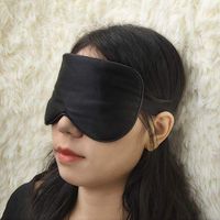 Babygoal Natural Silk Sleep Mask Blindfold, 2 Pack Adjustable Super-Smooth Soft Eye Mask for Sleep with Bag, Sleep Aid and Eye Relaxer 2SYZ01