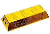 S29 Gold Bar - Refillable Butane Torch Lighter -Single Flame- 2 1/2 Inch