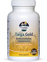 TAIGASEA Schisandra Chinensis Supplement, Wild Siberian Herbal Extract Blend for Mental Focus, Sharp Brain Functions, Enhanced Energy Metabolism, Liver Detox, Immunity Boost, 100 Vegetarian Capsules