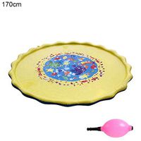 TbpersicwT Home bedroom carpet door mat, Cartoon Ocean Animal Infant Baby Inflatable Water Playing Mat Cushion with Pump - 170cm
