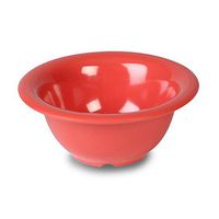 Yanco MS-5510RD Mile Stone Soup Bowl, 10 OZ Capacity, 2.25" Height, 5.5" Diameter, Melamine, Orange Red Color, Pack of 48