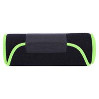 Alomejor Sports Waist Support Compression Adjustable Sports Waist Brace Weigh Lifting Belt(L-Green)