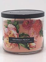 Bath & Body Works Georgia Peach 3-Wick Scented Candle 14.5 oz / 411 g