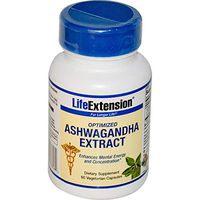 Optimized Ashwagandha Extract, 60 vcaps by Life Extension (Pack of 3)