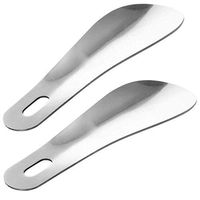 Shoe Horn Riccioofy Travel Shoe Horn Shoe Helper Metal Shoe Horn for Men Women Kids 2pcs (4'')