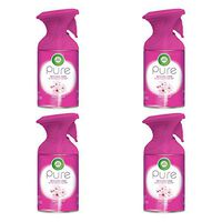 Air Wick Pure Air Freshener Spray Premium Fragrance Tropical Flowers 5.5 oz (4 Spray Bottles)