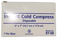 Case of 50 Instant Disposable Cold Packs Small 5 x 7. First Aid Cold Compress for Travel. Ice Packs Great for Minor Pain, Burns, strains, toothaches, contusions, or Insect Bites.