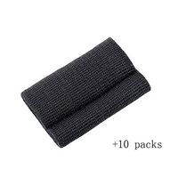 CML Home Sports Gloves Sports Protective Gear Finger Sleeve Elastic Bandage Long Protective Gloves Equipment Black