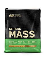 OPTIMUM NUTRITION Serious Mass Weight Gainer Protein Powder, Vitamin C, Zinc and Vitamin D for Immune Support, Chocolate Peanut Butter, 12 Pound (Packaging May Vary)