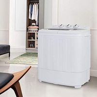 Happy Home with Compact Twin Tub Washing Machine Fast Dryer & Efficient Spin Washer Top Load