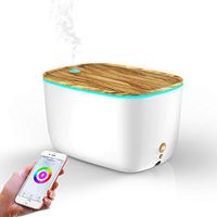 Smart Wifi Essential Oil Diffuser Works with Alexa Google Home APP, 2000ml Ultrasonic Cool Mist Humidifier Remote Control Voice Control Scenario and Automation Setting, Aromatherapy Diffusers for Home