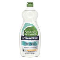 Seventh Generation Ultra Power Plus Dish Liquid Soap, Fresh Citrus Scent, 22 oz (Packaging May Vary)