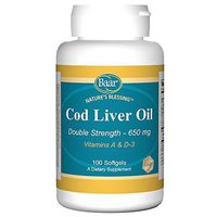 Baar Nature's Blessing Cod Liver Fish Oil Softgels
