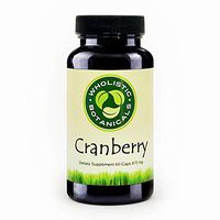 Wholistic Botanicals Cranberry Capsule — Wildcrafted Cranberry Pills, Urinary Tract Health, Prostate and Kidney Health — 60ct