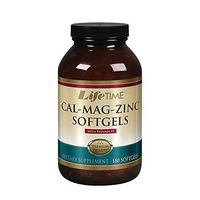 Lifetime Calcium Magnesium Zinc w/Vitamin D | Support Bone, Muscle & Immunity Health | Easy Absorption | Softgel Capsule | 180 Capsules, 60 Servings