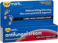 Sunmark Antifungal Cream Miconazole Nitrate 2% - 1 oz, Pack of 6