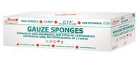 Merit Gauze Sponges 12-ply, 2 x 2-40 Sleeves of 200/1 Case