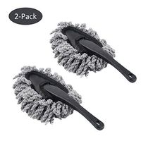 SUNTRADE Multi-functional Car Clean Brush Tool Mop Gray,Set of 2