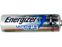 4 x AA Energizer Ultimate Lithium (L91) 1.5 Volt Batteries