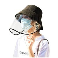 VECDUO Women Men Fisherman Hat Anti-Fog Anti-Spitting Dustproof Cover Peaked Cap Hat