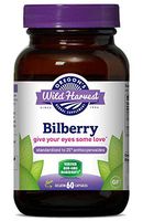 Oregon's Wild Harvest Non-GMO Bilberry Capsules Herbal Supplements, 60 Count