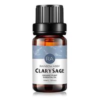 Clary Sage Essential Oil 10ml (0.33oz) - 100% Pure Therapeutic Grade for Aromatherapy Diffuser, Massage, Skin Care