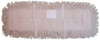 JaniMop Utility Cut End Cotton Dust Mop, Tie-On, Natural, 48" x 5", 1 Each