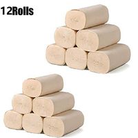 12 Roll 4PLY Sheet Bath Tissue Toilet Paper Roll Paper ECO Print Bamboo Interesting Home Paper Table Kitchen Paper