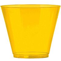 Big Party Pack Sunshine Yellow Plastic Cups | 9 oz. | Pack of 72 | Party Supply