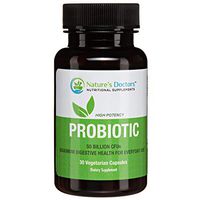 Nature's Doctors Probiotic Supplement by Dr. Reiner Kremer - 50 Billion CFU. Guaranteed Potency. Shelf Stable with Prebiotics. Easy to Swallow - Best Probiotics for Women and Men - 30 Capsules